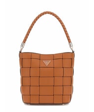 GUESS MAYLEE Mini sac bandoulière seau sac fourre-tout albury caramel - Sacs pour Femme - 1