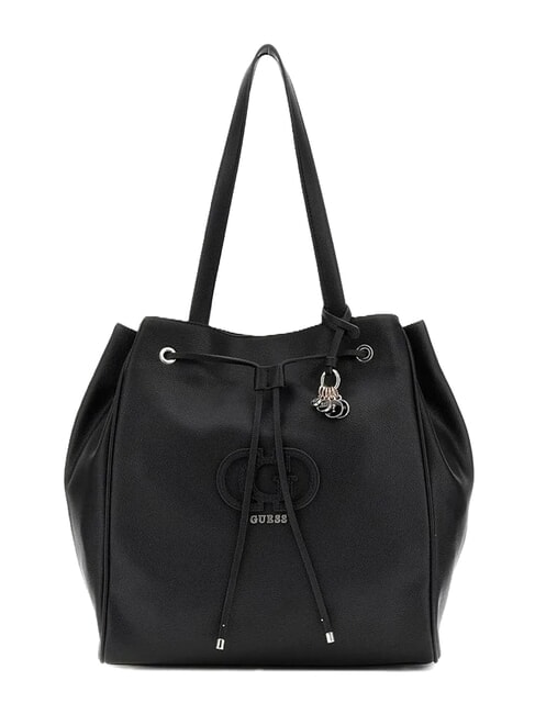 GUESS CALEBRA sac cabas à bandoulière NOIR - Sacs pour Femme