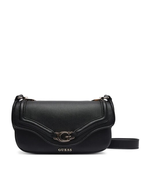 GUESS DEA Sac bandoulière à rabat NOIR - Sacs pour Femme