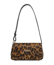GUESS DOMITILLA Sac bandoulière en cuir animalier St. léopard - Sacs pour Femme - 1