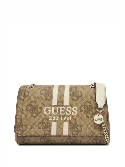 GUESS NOELLE 2 Sac bandoulière logoté, sac porté croisé LOGO DE LAIT - Sacs pour Femme