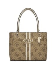 GUESS NOELLE Sac cabas imprimé à bandoulière LOGO DE LAIT - Sacs pour Femme - 1