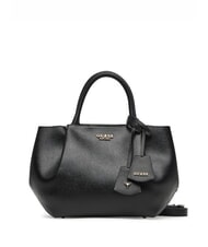 GUESS AMORETTE Sac &agrave; main avec bandouli&egrave;re NOIR - Sacs pour Femme - 1