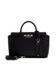GUESS IDRA Sac &agrave; main matelass&eacute; avec bandouli&egrave;re NOIR - Sacs pour Femme - 1