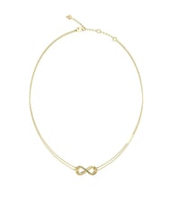 GUESS AMORE Collier &agrave; deux rangs avec pendentif infini or jaune - Colliers - 1