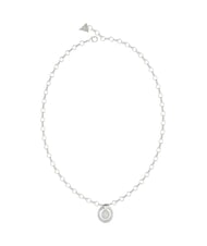 GUESS KNOT YOU Collier &agrave; cercles concentriques ARGENT - Colliers - 1