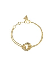 GUESS PERFECT Bracelet avec breloques circulaires entrelac&eacute;es or jaune - Bracelets - 1