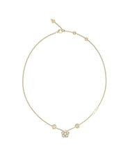 GUESS SHINING WINTER Collier orn&eacute; de fleurs et de cristaux or jaune - Colliers - 1