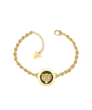 GUESS DAKTARI Bracelet avec m&eacute;daille or jaune/noir - Bracelets - 1