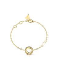 GUESS ROLLING HEARTS Bracelet avec c&oelig;ur or jaune - Bracelets - 1