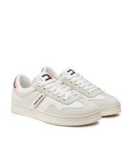 TOMMY HILFIGER THE GREENWICH Baskets en cuir rose - Chaussures Femme - 1
