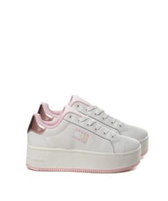TOMMY HILFIGER TOMMY JEANS Flatform Baskets hautes rose - Chaussures Femme - 1