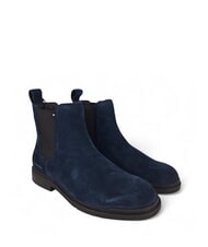 TOMMY HILFIGER FLEXIBLE HILFIGER bottines en daim bleu - Chaussures Homme - 1