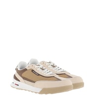 TOMMY HILFIGER RETRO RUNNER baskets en cuir et en tissu - Chaussures Homme