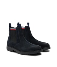 TOMMY HILFIGER HILFIGER OUTDOOR bottines en daim bleu - Chaussures Homme - 1