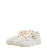 TOMMY HILFIGER SUEDE STRIPES BASKET baskets en cuir su&eacute;d&eacute; - Chaussures Femme