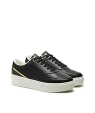 TOMMY HILFIGER PLATFORM MONOGRAM Baskets montantes en cuir noir - Chaussures Femme - 1