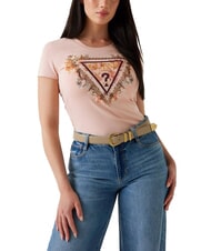 GUESS TRIANGLE FLOWERS T-shirt extensible avec imprim&eacute; - T-shirt