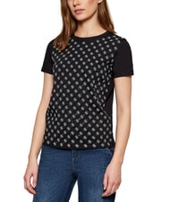 GUESS ALLOVER T-shirt en coton jetbla - T-shirt - 1