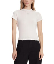 GUESS LICIA T-shirt &agrave; manches courtes cremwhi - T-shirt - 1