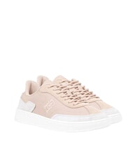 TOMMY HILFIGER HERITAGE COURT Baskets en cuir  rose - Chaussures Femme - 1