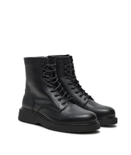 CALVIN KLEIN CK Bottines en cuir &agrave; lacets - Chaussures Homme