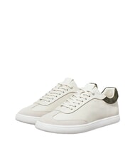 CALVIN KLEIN LP CUPSOLE LACE UP Baskets en cuir brun - Chaussures Femme - 1