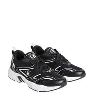 CALVIN KLEIN CK JEANS Retro Tennis Baskets en cuir - Chaussures Homme