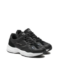 CALVIN KLEIN RETRO TENNIS MIX Baskets noir - Chaussures Femme - 1