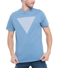 GUESS TRIANGLE LOGO T-shirt &agrave; manches courtes coupe r&eacute;guli&egrave;re - T-shirt