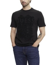 GUESS FLOCK T-shirt &agrave; manches courtes coupe classique - T-shirt