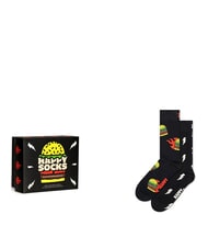 HAPPY SOCKS BLAST OFF BURGER Coffret cadeau 2 paires de chaussettes 9000 - Chaussettes pour hommes - 1