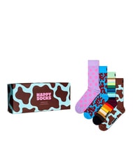 HAPPY SOCKS COLORBURST Coffret cadeau de 4 paires de chaussettes 5000 - Chaussettes pour hommes - 1