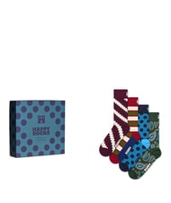 HAPPY SOCKS NEW VINTAGE Coffret cadeau de 4 paires de chaussettes 4500 - Chaussettes pour hommes - 1
