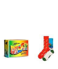 HAPPY SOCKS BEACH LIFE Coffret cadeau 2 paires de chaussettes vert - Chaussettes pour hommes - 1