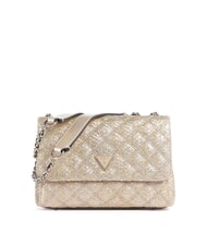 GUESS GIULLY 2 Sac bandouli&egrave;re tiss&eacute;, sac port&eacute; crois&eacute; or - Sacs pour Femme - 1