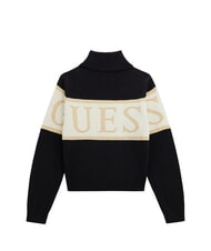 GUESS KIDS Pull &agrave; col roul&eacute; avec logo - Pulls pour enfants