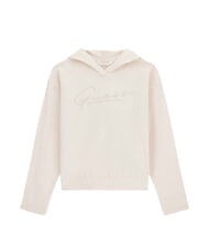 GUESS KIDS Sweat &agrave; capuche avec logo brod&eacute; sable toscan - B&eacute;b&eacute; Sweat - 1