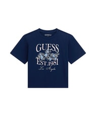 GUESS KIDS T-shirt &agrave; manches courtes bleu secret - Tee-shirt enfant - 1