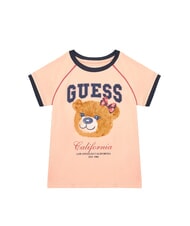 GUESS KIDS T-shirt &agrave; manches courtes imprim&eacute; ours en peluche - Tee-shirt enfant