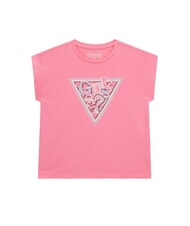 GUESS KIDS T-shirt &agrave; manches courtes &agrave; paillettes - Tee-shirt enfant