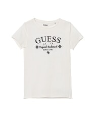 GUESS KIDS MINI ME T-shirt &agrave; manches courtes pour fille avec broderie dovwhi - Tee-shirt enfant - 1