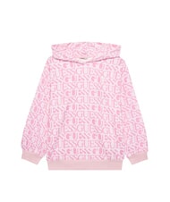 GUESS KIDS Sweat &agrave; capuche avec logo int&eacute;gral logo fuchsia - B&eacute;b&eacute; Sweat - 1