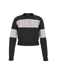 GUESS KIDS Sweat-shirt ray&eacute; &agrave; col rond avec logo - B&eacute;b&eacute; Sweat