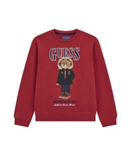 GUESS KIDS Sweat-shirt &agrave; col rond pour b&eacute;b&eacute; avec imprim&eacute; ours en peluche - B&eacute;b&eacute; Sweat