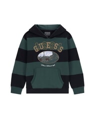 GUESS KIDS Sweat &agrave; capuche ray&eacute; pour enfants - B&eacute;b&eacute; Sweat