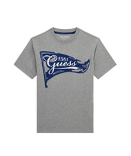GUESS KNOP T-shirt &agrave; manches courtes pour enfants bruy&egrave;re pierre claire - Tee-shirt enfant - 1