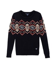 GUESS KIDS Pull pour enfant avec motif brod&eacute; - Pulls pour enfants