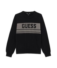 GUESS KIDS MINI ME Pull &agrave; col rond avec logo jetbla - Pulls pour enfants - 1