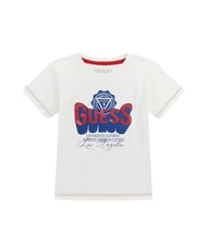 GUESS KIDS T-shirt &agrave; manches courtes pour enfants blanc pur - Tee-shirt enfant - 1